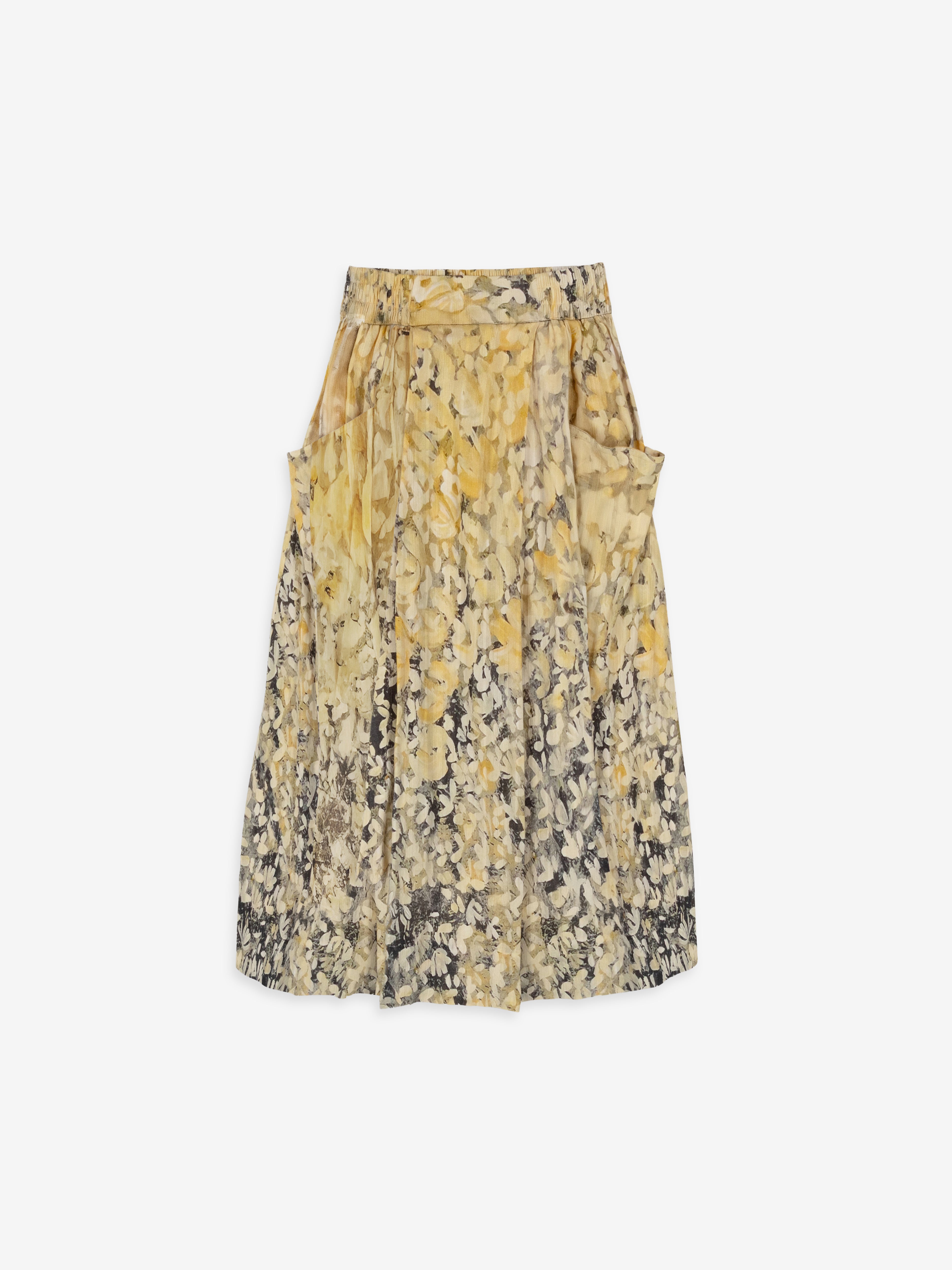 Talking Walls chloé solène flat pleated long skirt solène