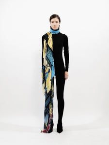 Talking Walls do pull blu nero relaxed sweater blu nero