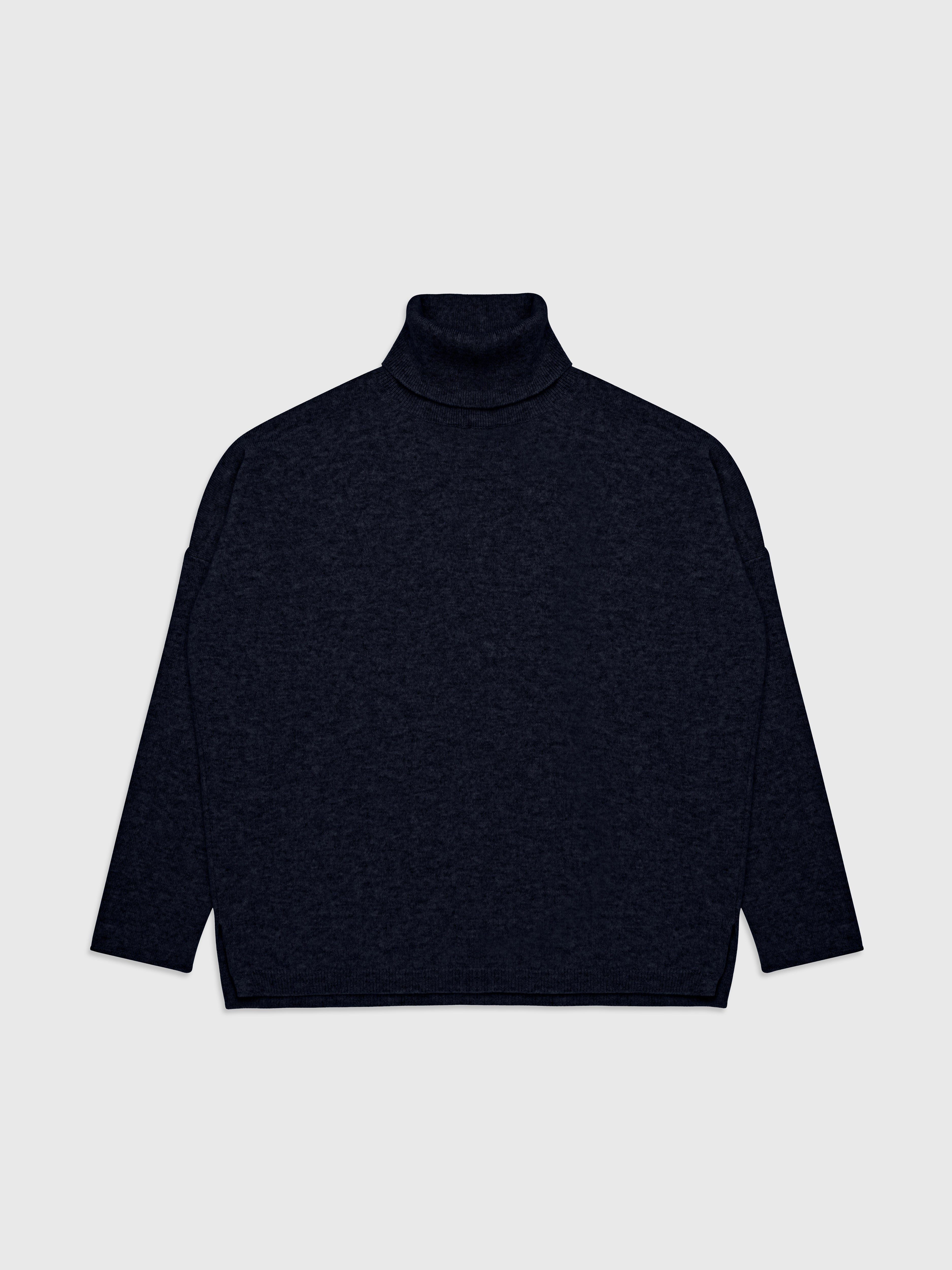 Talking Walls do pull blu nero relaxed sweater blu nero