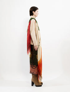 Talking Walls ela arlatan single face square scarf arlatan