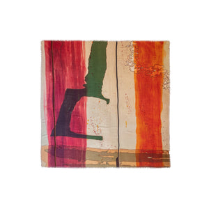 Talking Walls ela arlatan single face square scarf arlatan