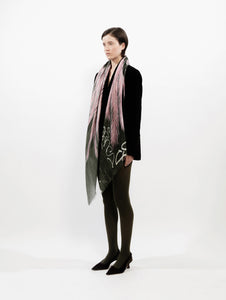 Talking Walls ela burlesque single face square scarf burlesque