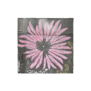 Talking Walls ela burlesque single face square scarf burlesque