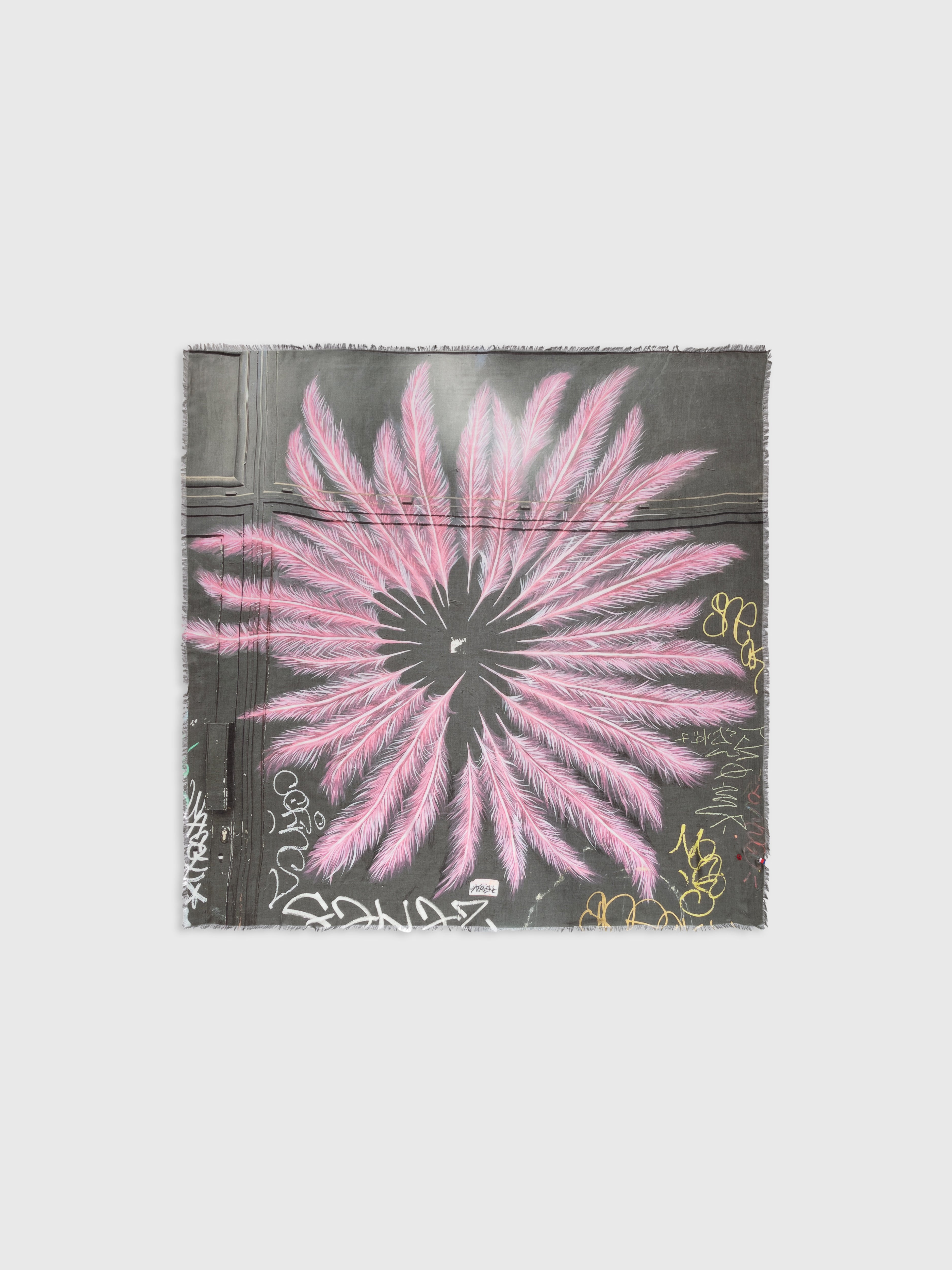 Talking Walls ela burlesque single face square scarf burlesque