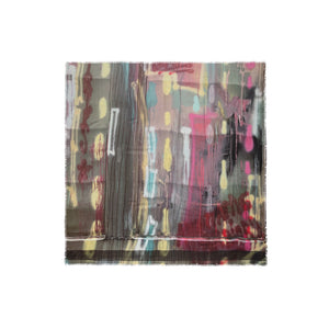 Talking Walls ela chromas single face square scarf