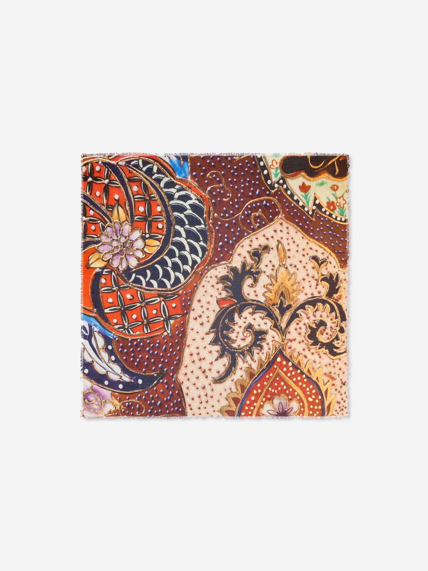 Talking Walls ela circles & dots single face square scarf circles & dots