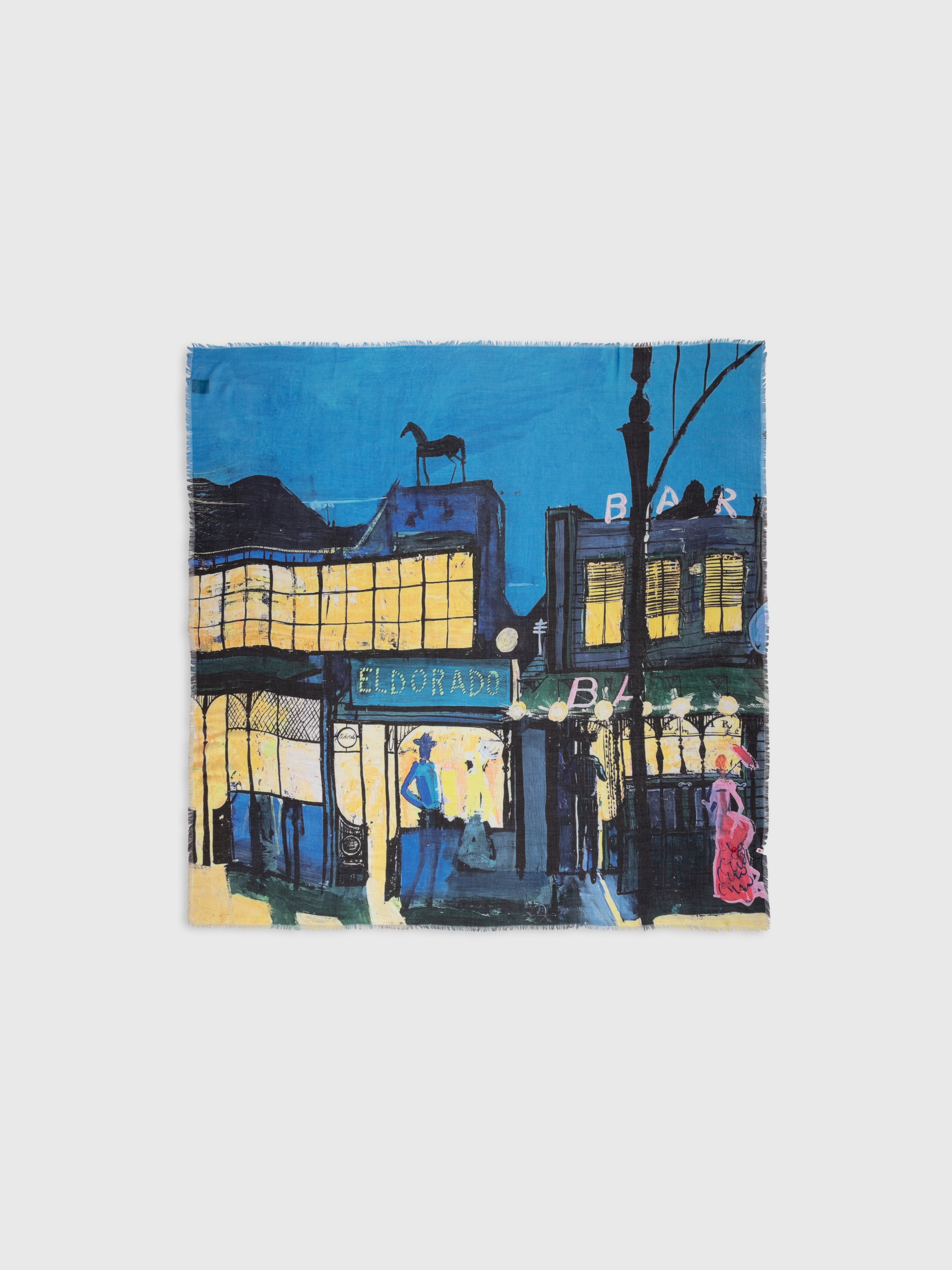 Talking Walls ela eldorado single face square scarf eldorado