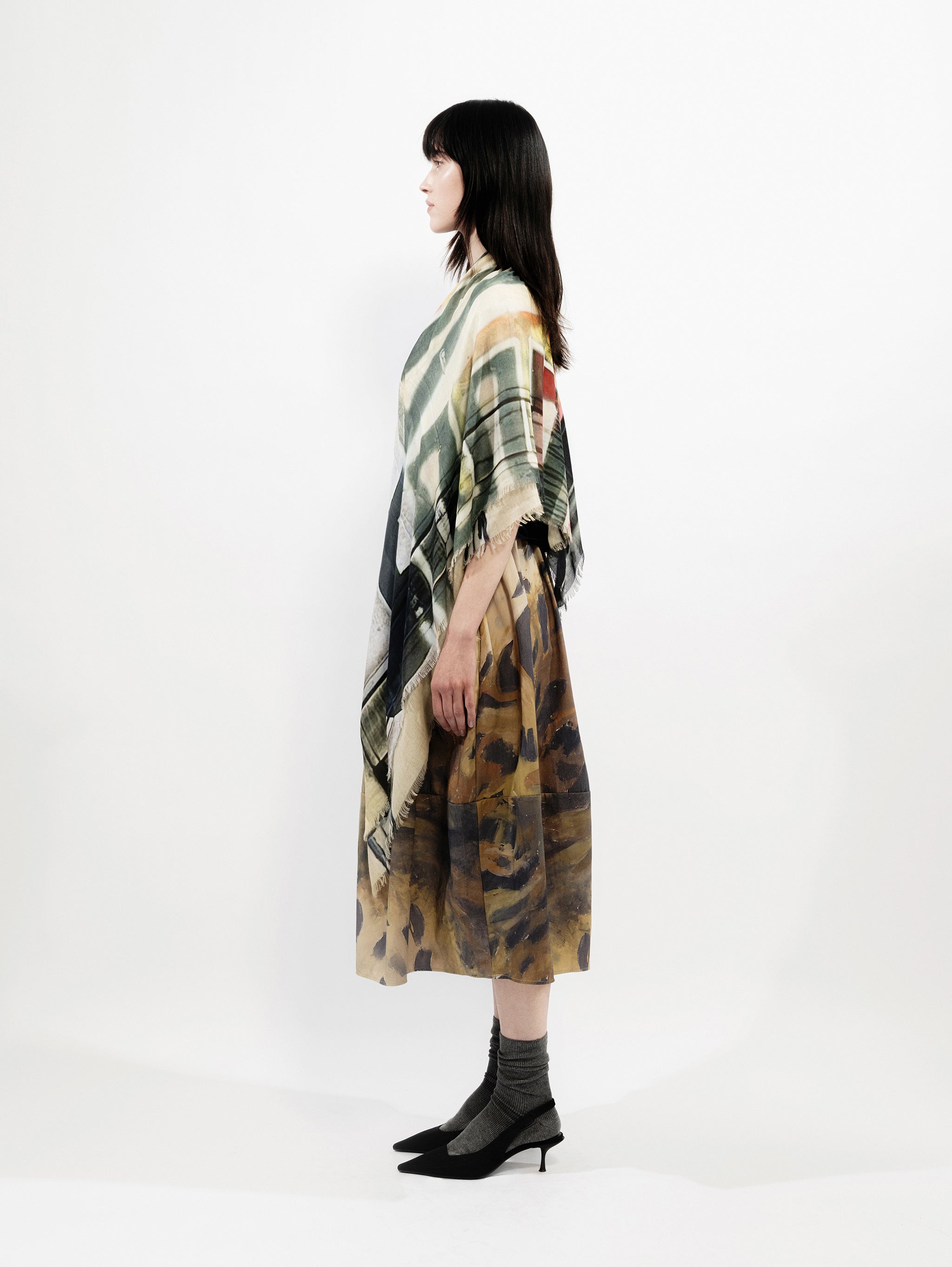 Talking Walls ela ever single face square scarf ever