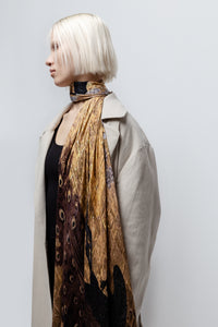 Talking Walls ela hana single face square scarf