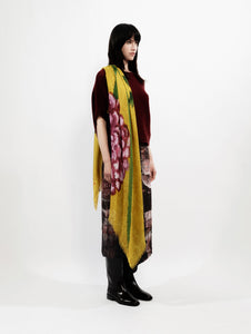 Talking Walls ela hyacinth single face square scarf hyacinth