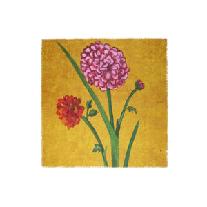 Talking Walls ela hyacinth single face square scarf hyacinth