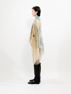 Talking Walls ela komadori single face square scarf komadori