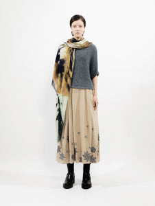 Talking Walls ela leopard single face square scarf