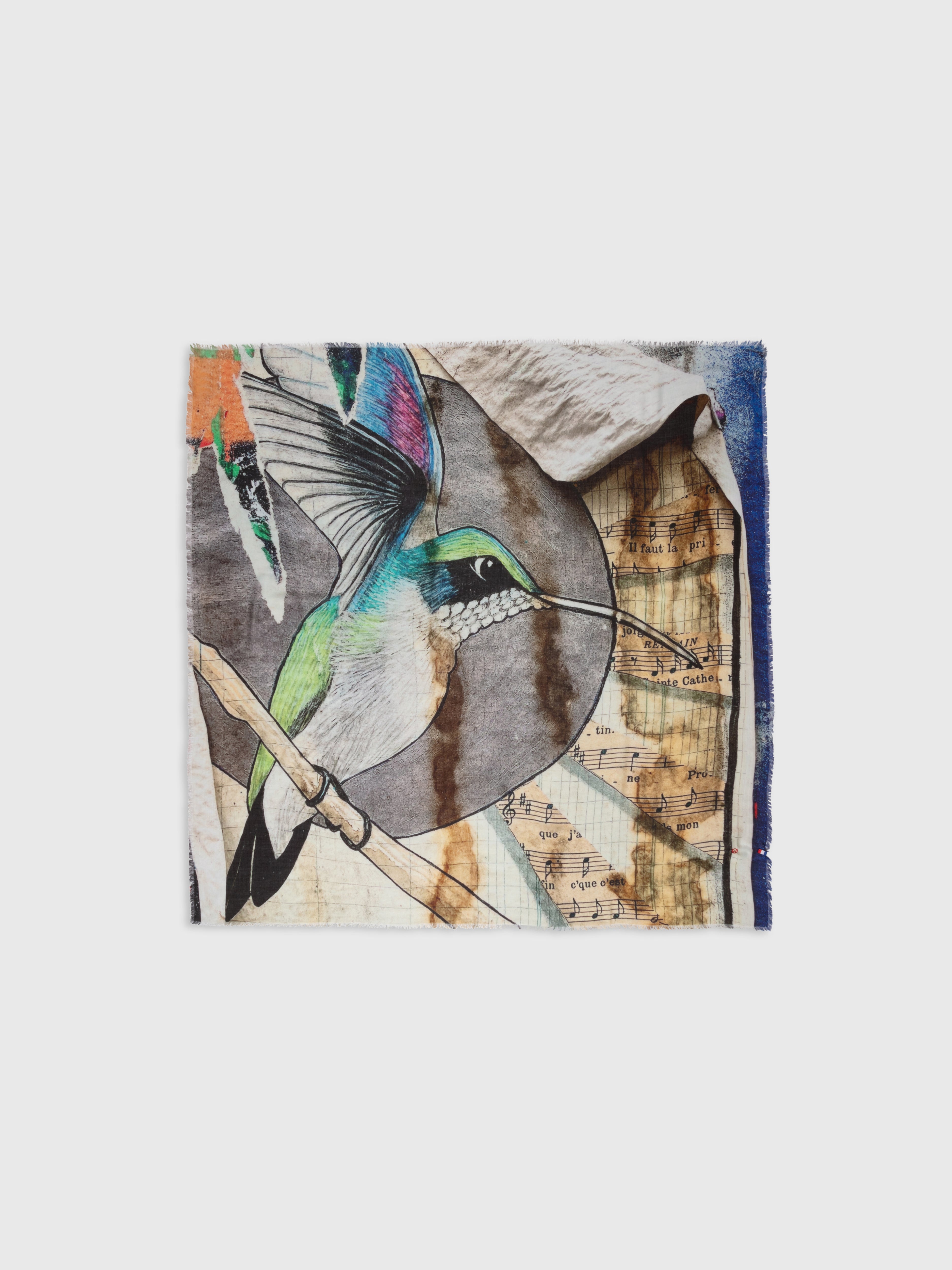 Talking Walls ela melody single face square scarf melody