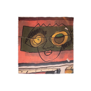 Talking Walls ela ocular single face square scarf