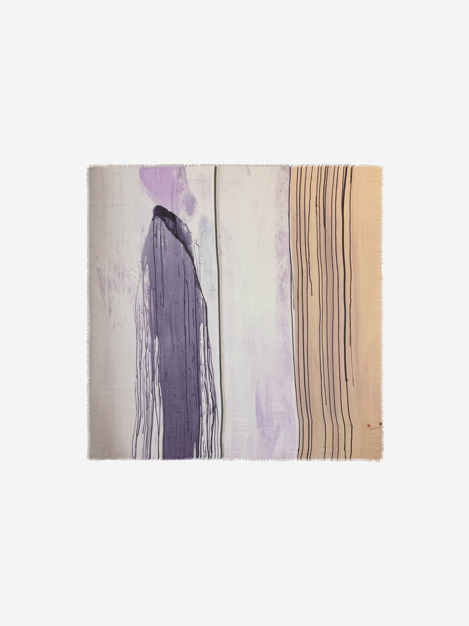 Talking Walls ela purple haze single face square scarf purple haze