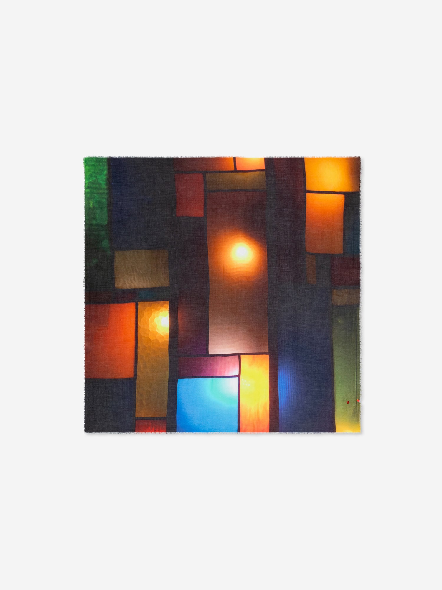 Talking Walls ela sablon single face square scarf sablon