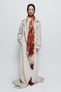 Talking Walls ela senso-ji single face square scarf senso-ji