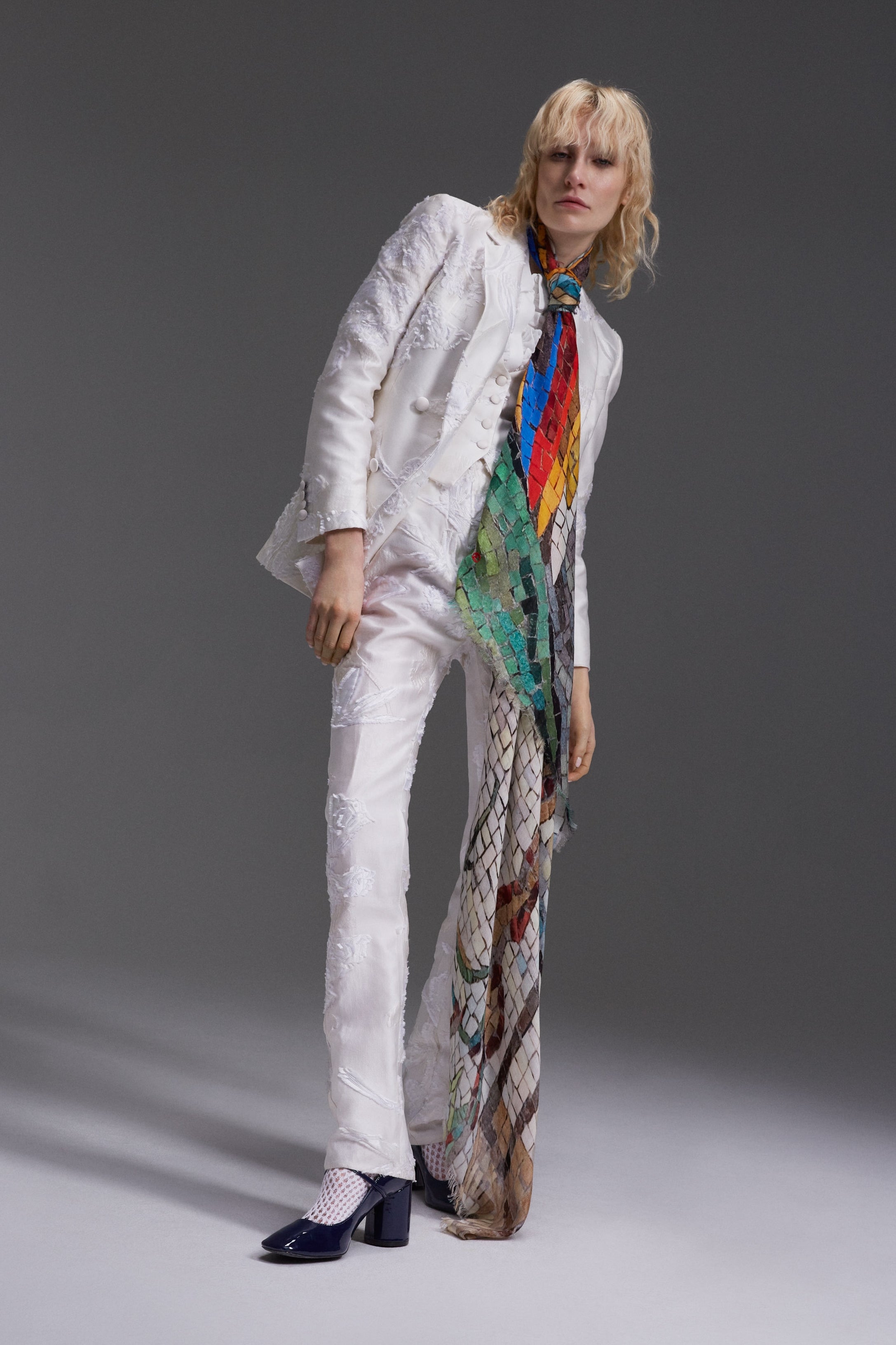 Talking Walls ela single face single face square scarf caffe fiorio