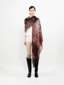 Talking Walls ela stardust single face square scarf stardust