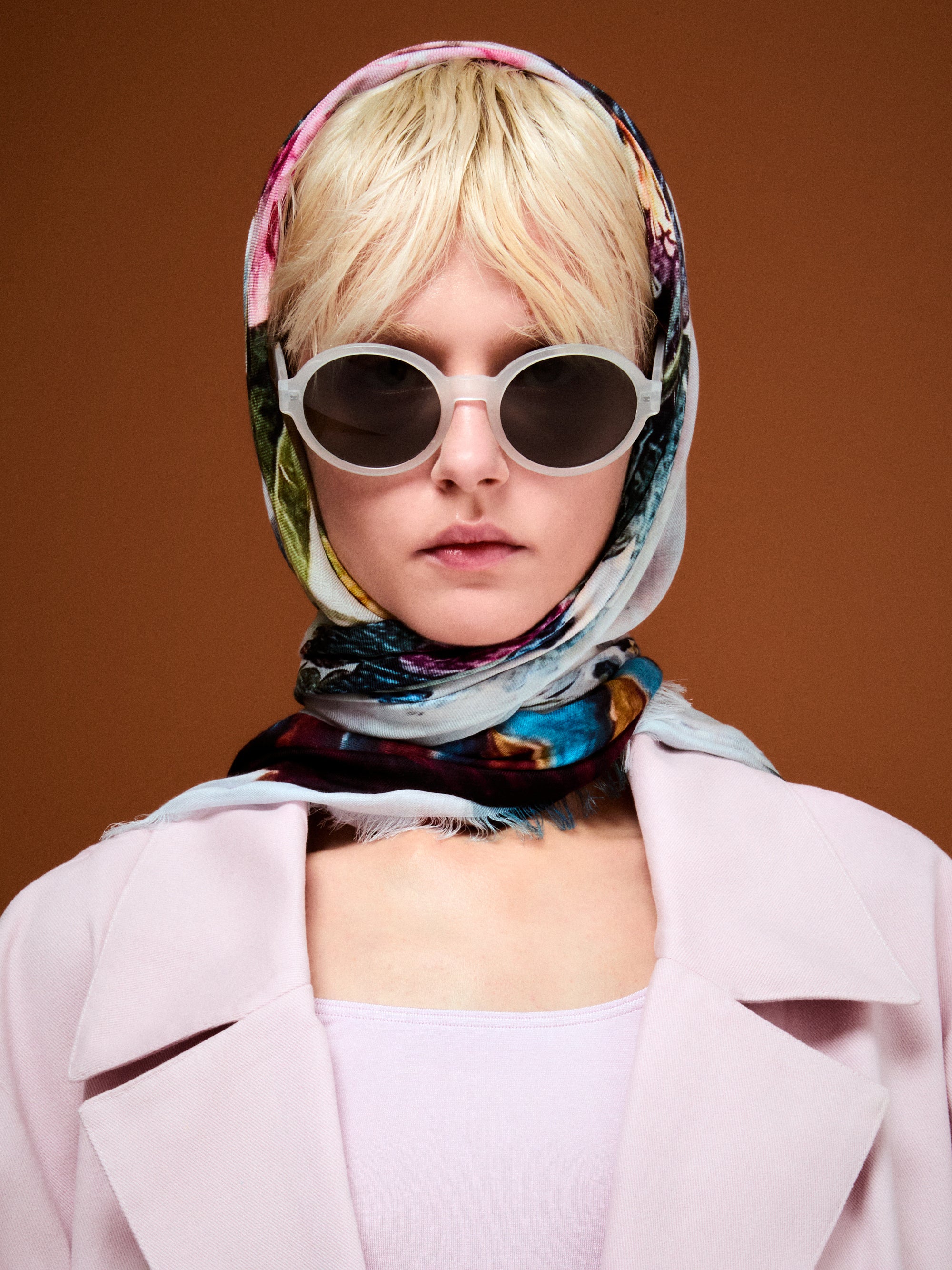 Talking Walls ela vienna spring single face square scarf vienna spring