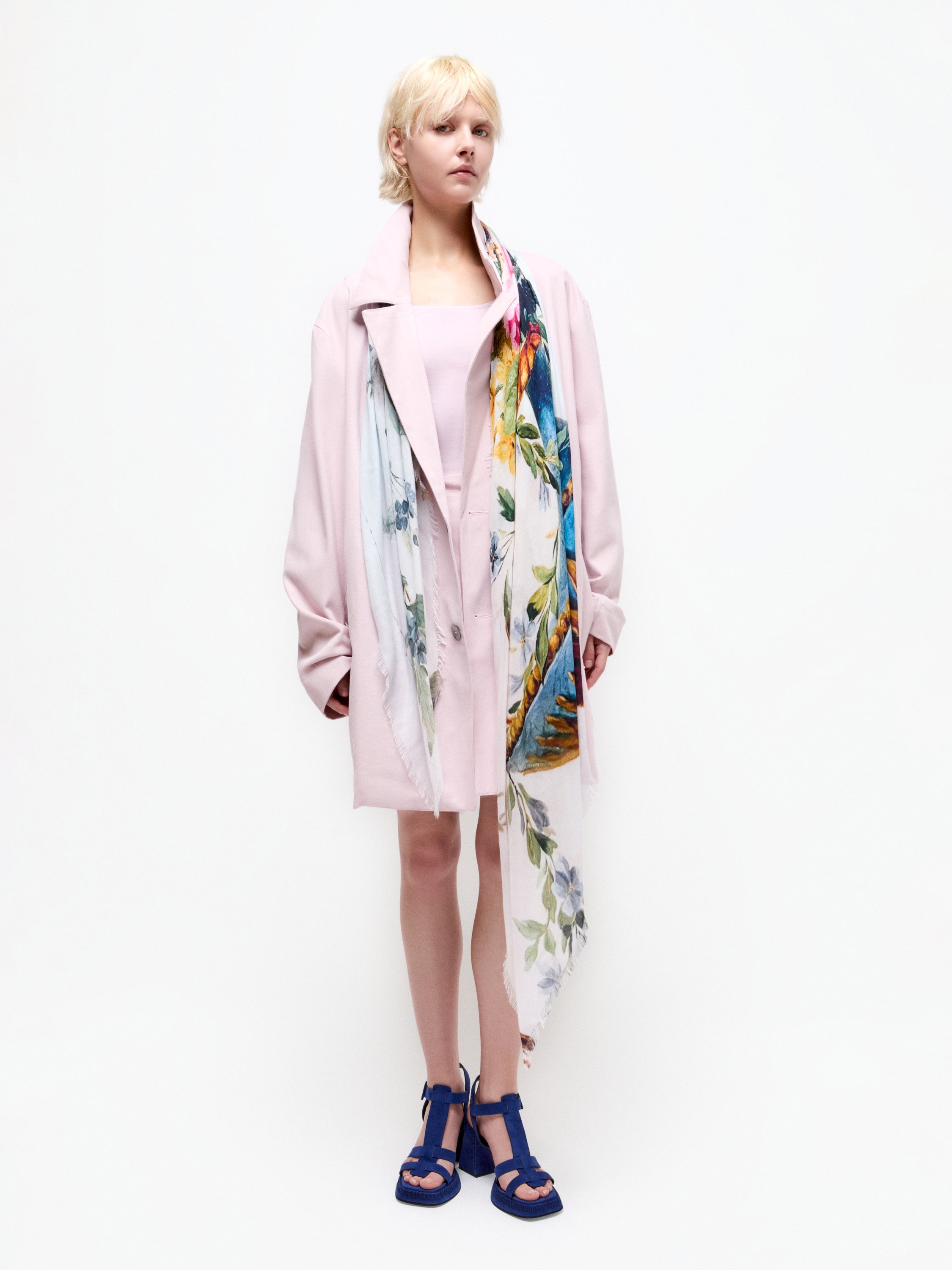 Talking Walls ela vienna spring single face square scarf vienna spring