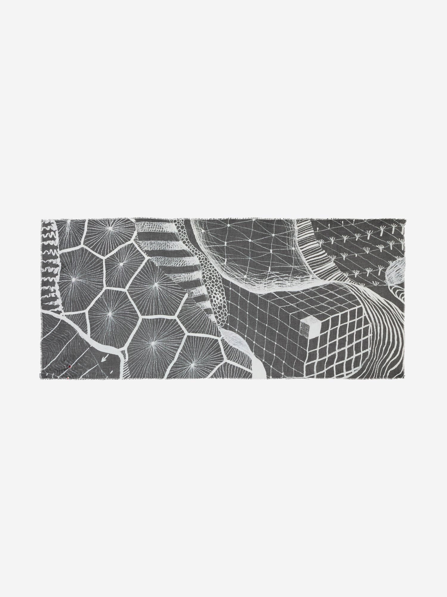 Talking Walls gloria buffalo single face square scarf buffalo