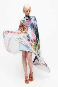 Talking Walls gloria vienna spring single face square scarf vienna spring