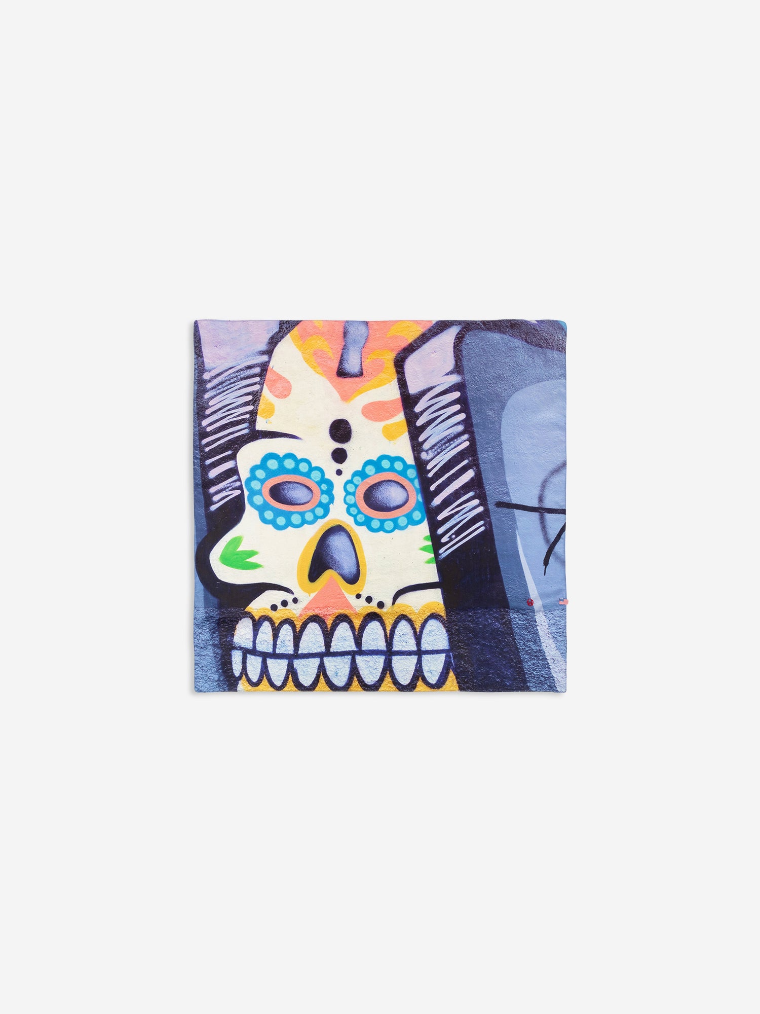 Talking Walls iki skull Single face square-shaped scarf skull
