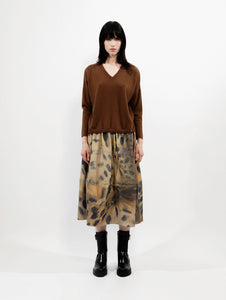Talking Walls ira umber relaxed sweater umber