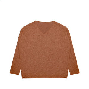Talking Walls ira umber relaxed sweater umber