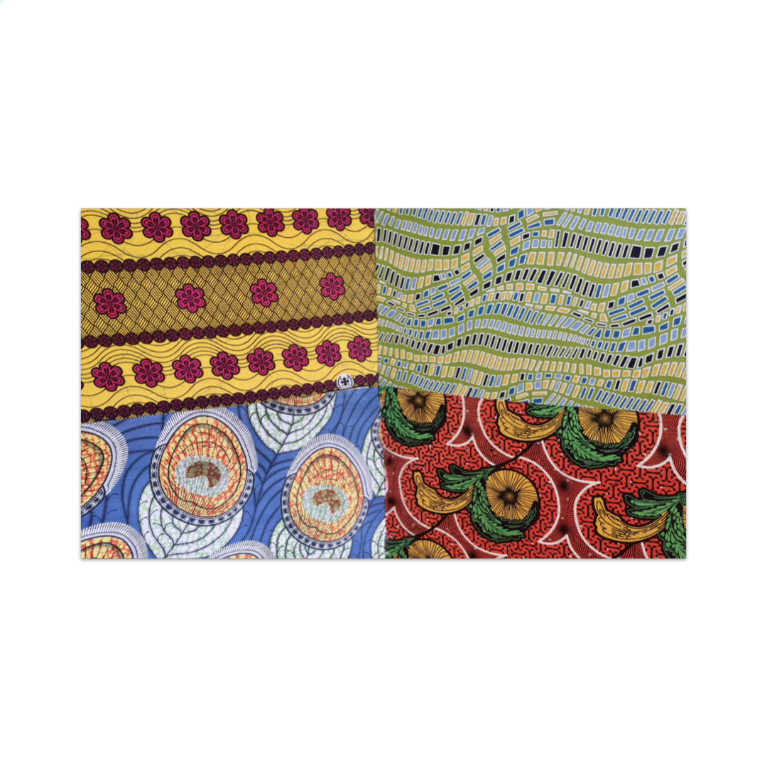 Talking Walls joy single face single face rectangular scarf flowers on the roof