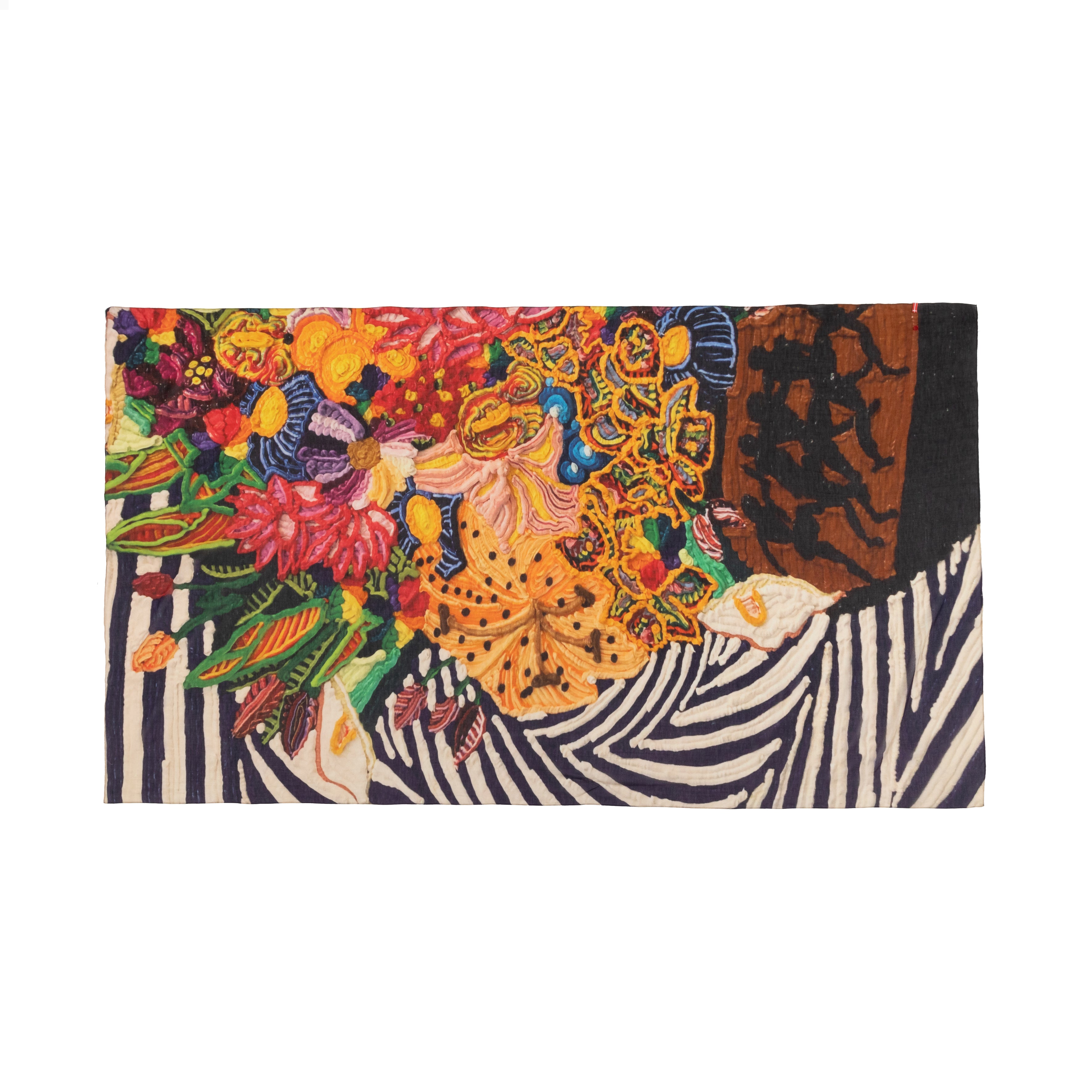 Talking Walls joy single face single face rectangular scarf crochet rectangle