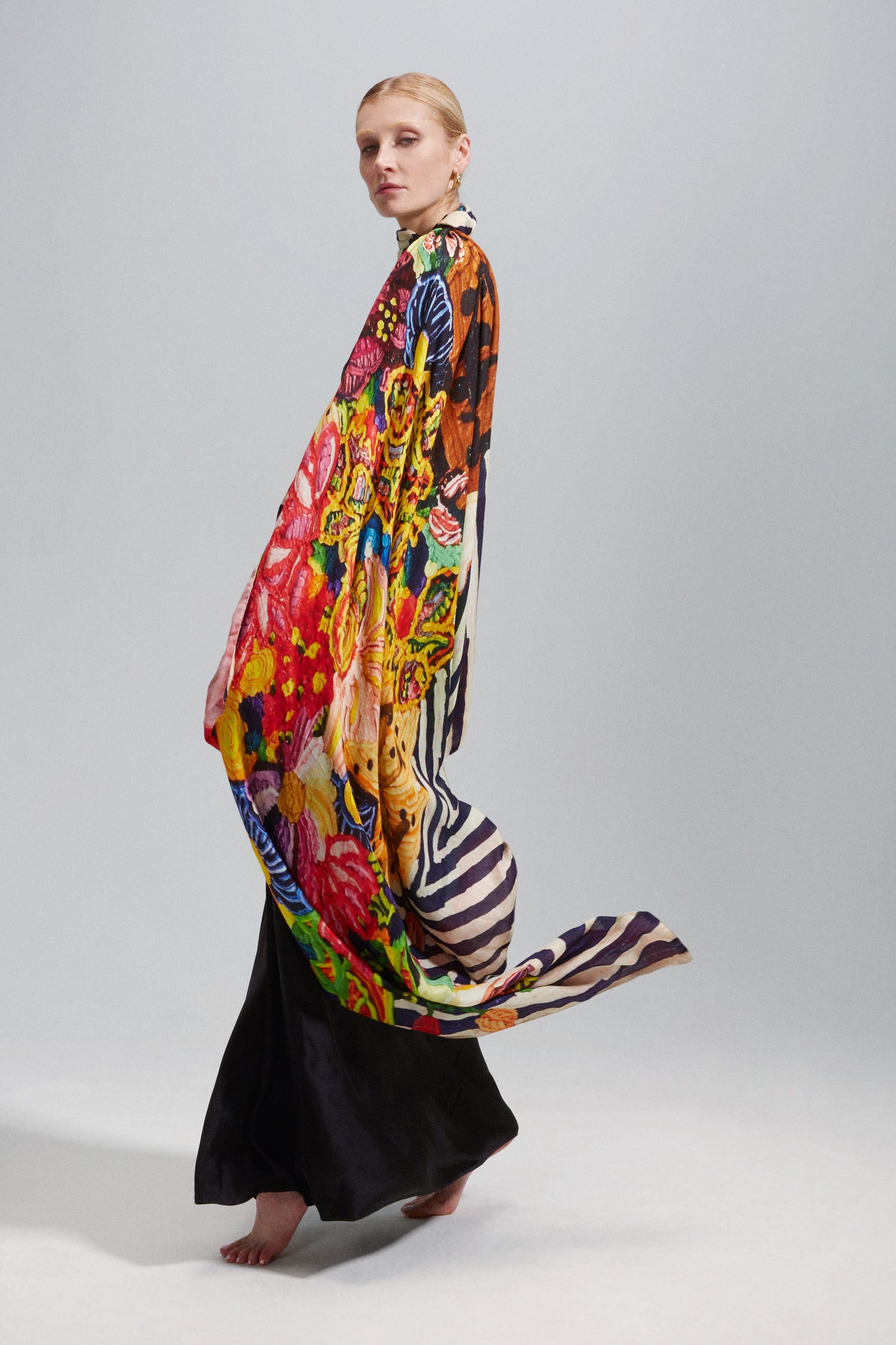 Talking Walls joy single face single face rectangular scarf crochet rectangle