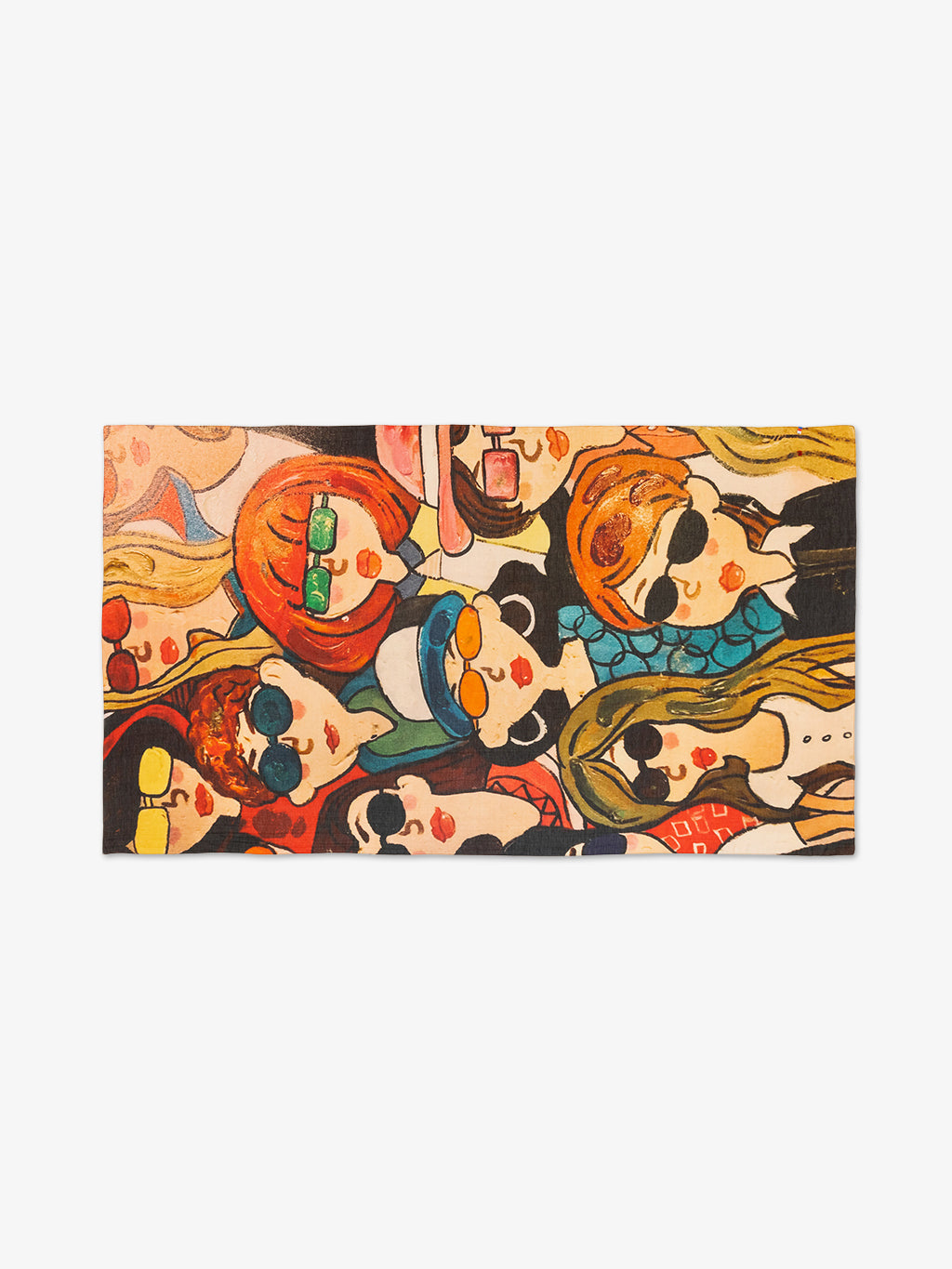 Talking Walls joy single face single face rectangular scarf lunettes rectangle