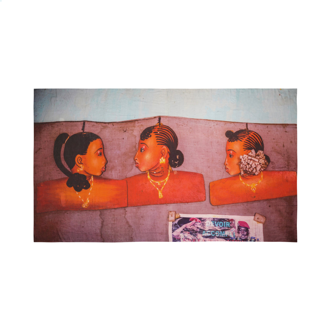 Talking Walls joy single face single face rectangular scarf marimar