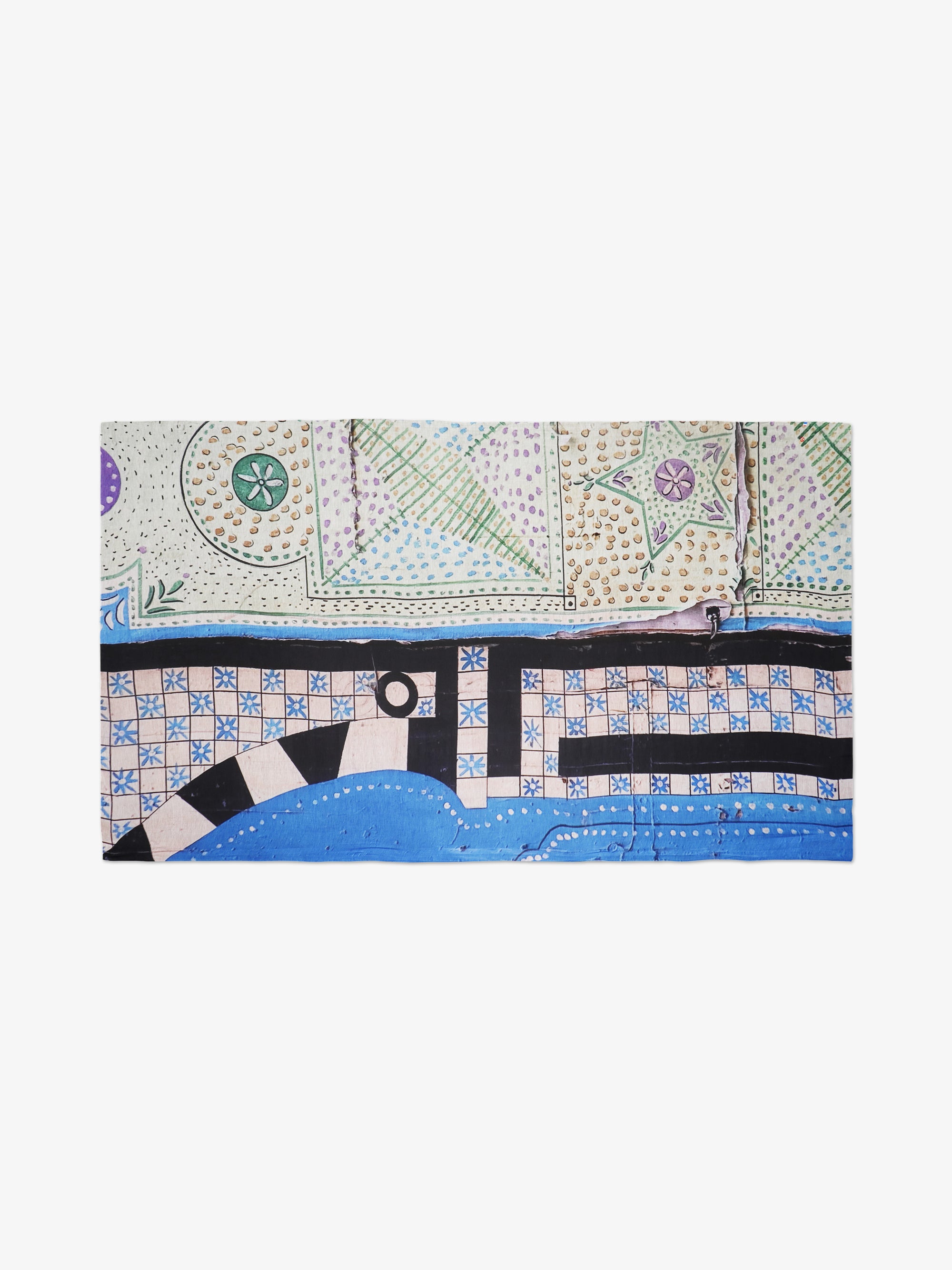 Talking Walls joy single face Single face rectangular scarf petit pois