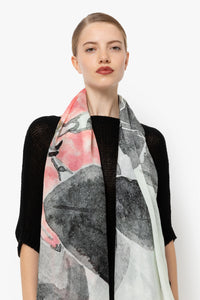 Talking Walls joy single face single face rectangular scarf sakura rectangle