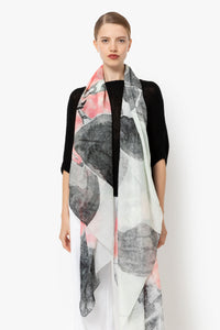Talking Walls joy single face single face rectangular scarf sakura rectangle