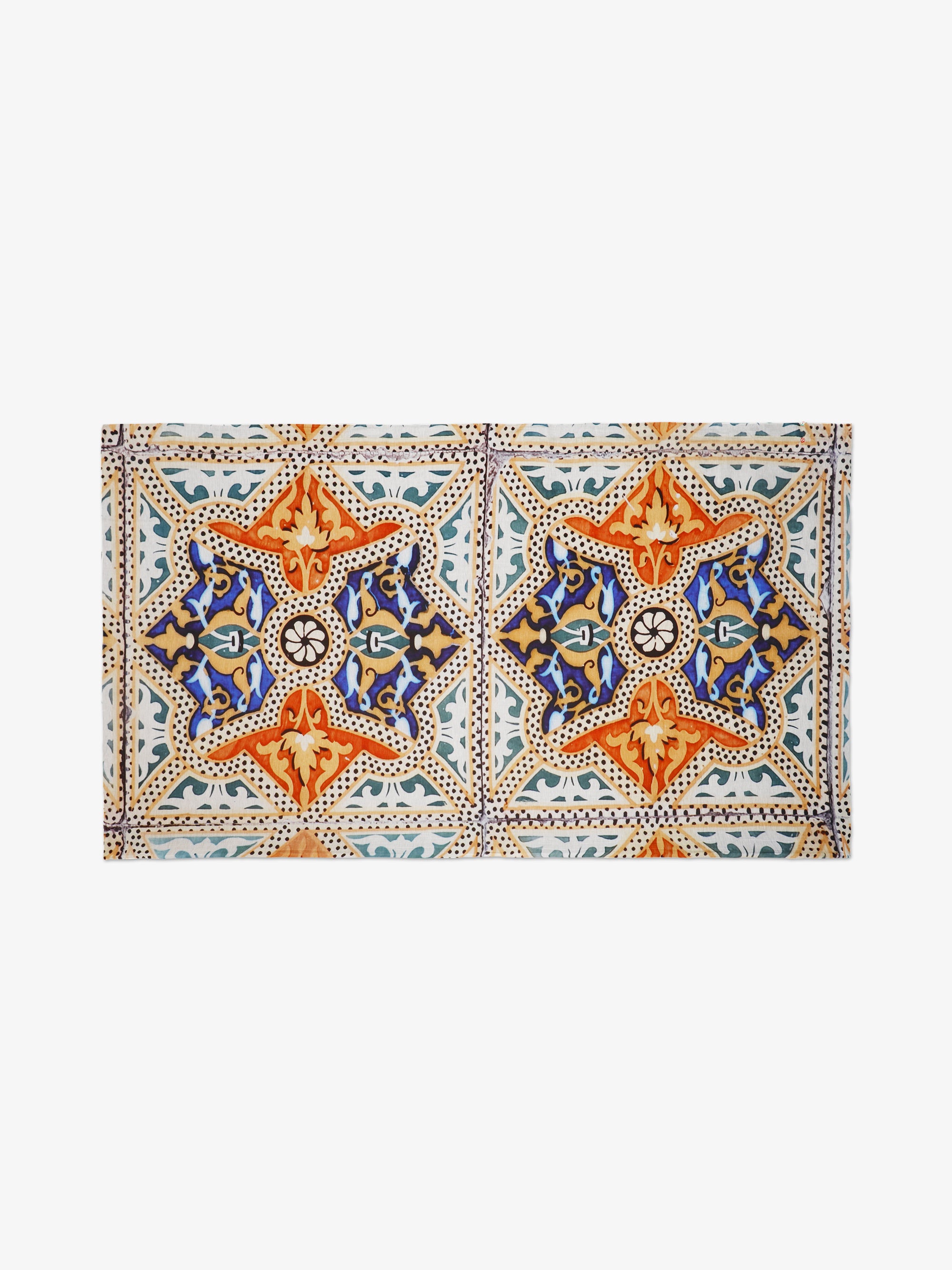Talking Walls joy single face single face rectangular scarf talavera mexicana
