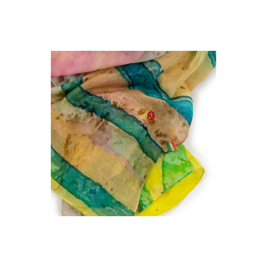 Talking Walls joy single face single face rectangular scarf tears of joy rectangle