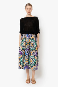 Talking Walls juju Midi Skirt mosaic