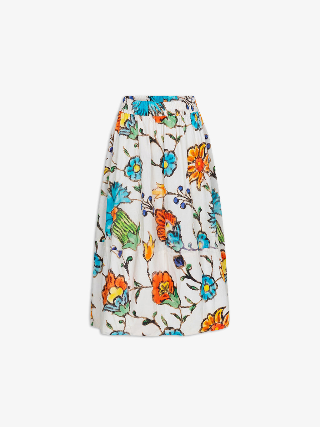 Talking Walls juju Midi Skirt syramik