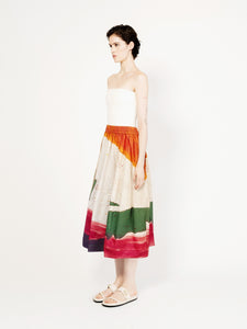 Talking Walls juju arlatan A-line midi skirt arlatan