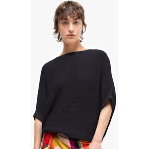 Talking Walls juliette dark sapphire relaxed jumper dark sapphire
