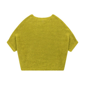 Talking Walls juliette green banana relaxed jumper green banana