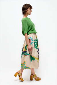 Talking Walls juliette kiwi relaxed jumper kiwi