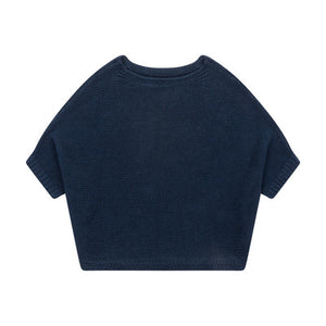 Talking Walls juliette marine relaxed jumper marine