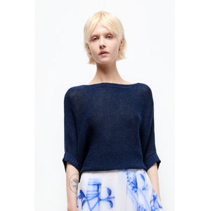 Talking Walls juliette marine relaxed jumper marine