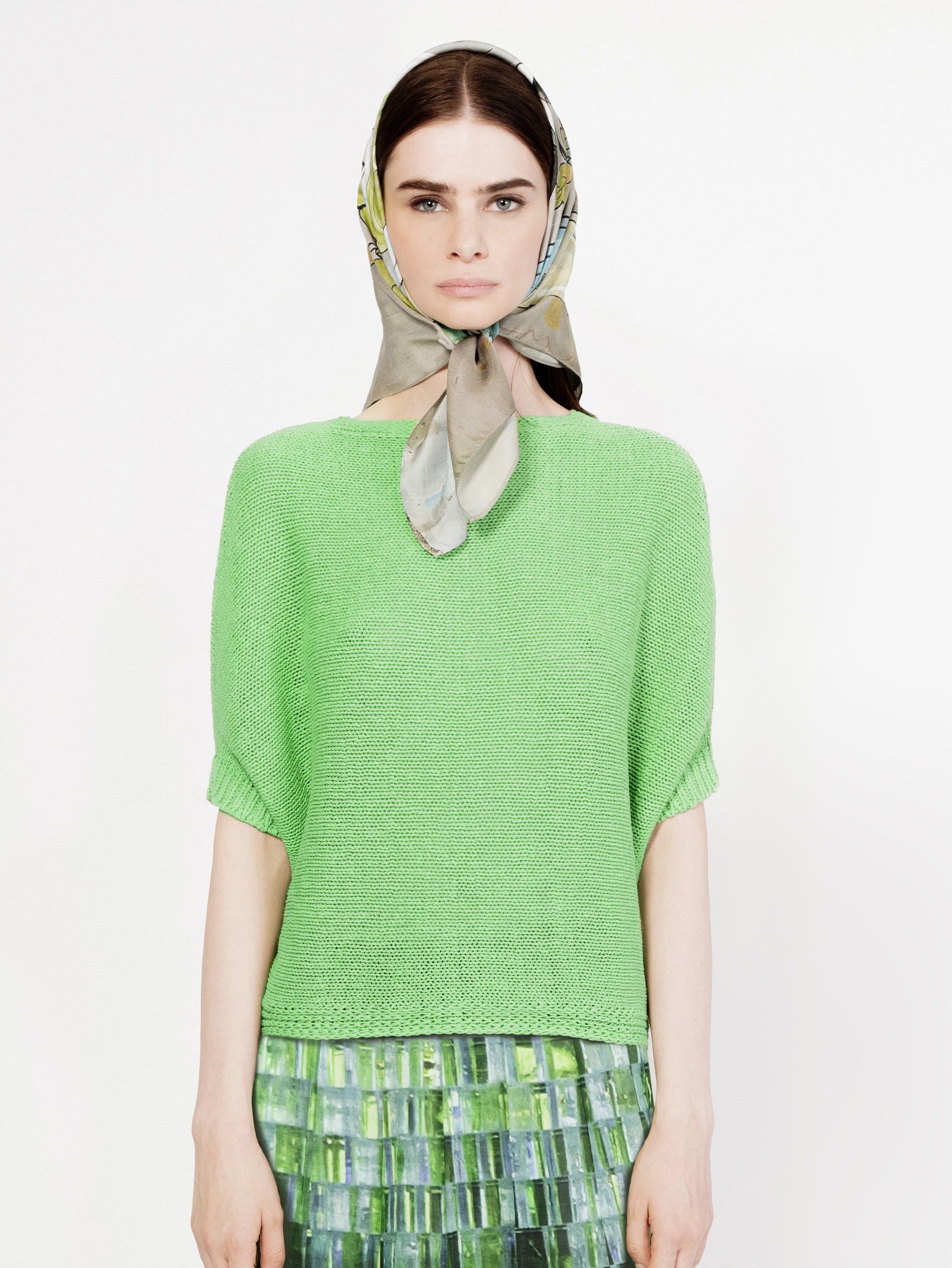 Talking Walls juliette mint relaxed jumper mint